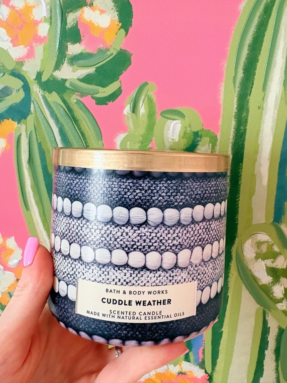 Bath & Body Works Cuddle Weather 3-Wick Candle 🤍✨